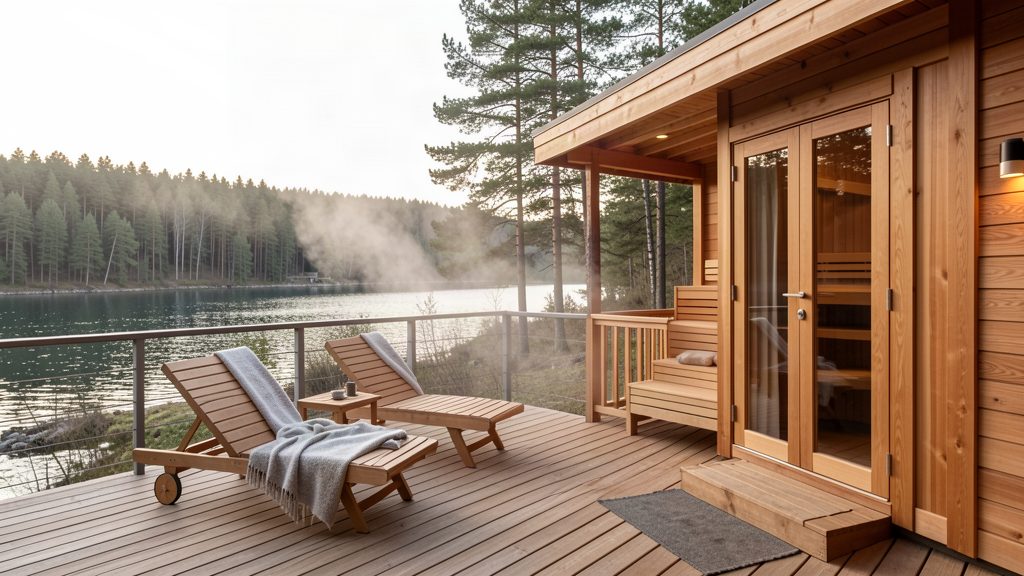 Prywatna sauna przynależąca do pokoju